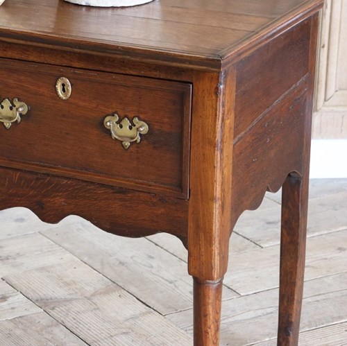 19Th Century English Three Drawer Oak Dresser Base