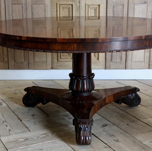 Early 19Th Century English Centre Table In Rosewood