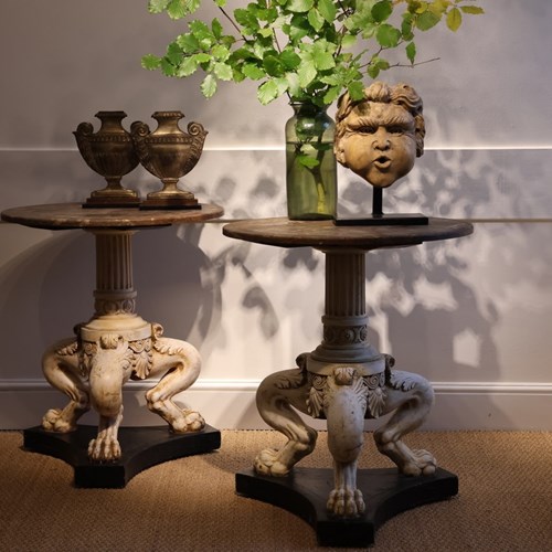 Fine Pair Of Early 19Th Century English Regency Period Centre / Occasional Table