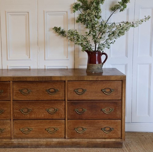 Early 20Th Century French ‘Haberdashers’ Shop Bank Of Drawers