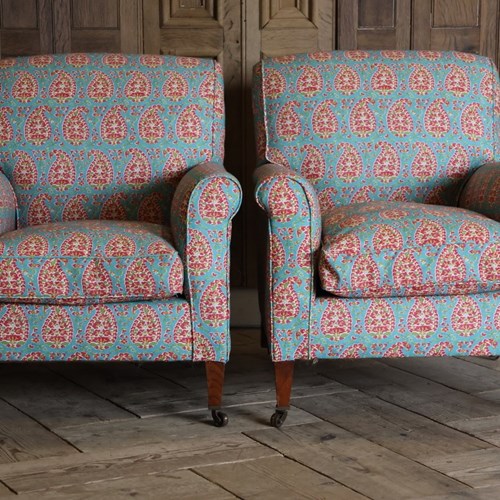 Pair Of 1950S English Armchairs By Lenygon & Morant