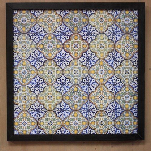 Pair Of 19Th Century Dutch Framed Tiles