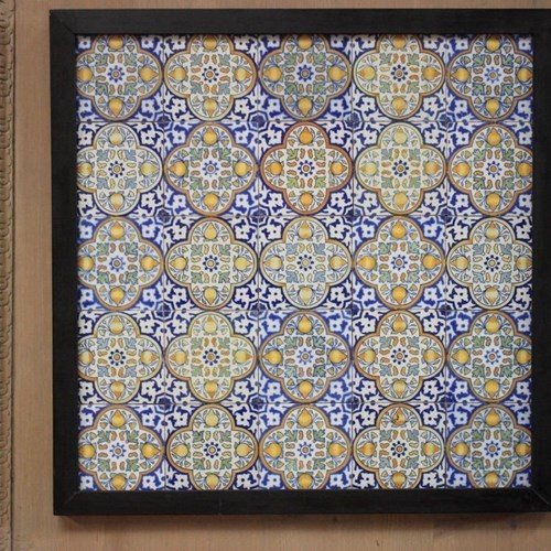 Pair Of 19Th Century Dutch Framed Tiles