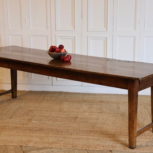 Large 19Th Century French Farmhouse Dining Table
