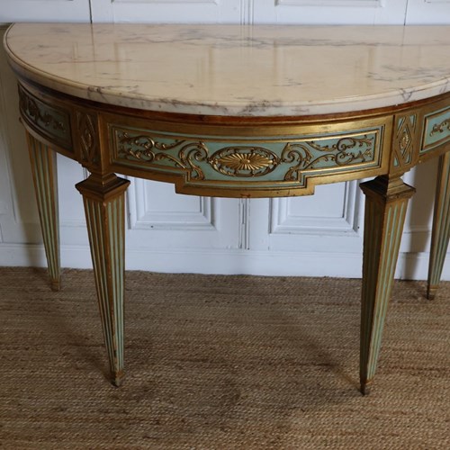 Large Pair Of Early 20Th Century Italian Console Tables