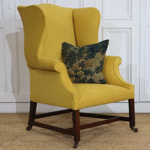 Late 18Th / Early 19Th Century English Georgian Wingback Armchair