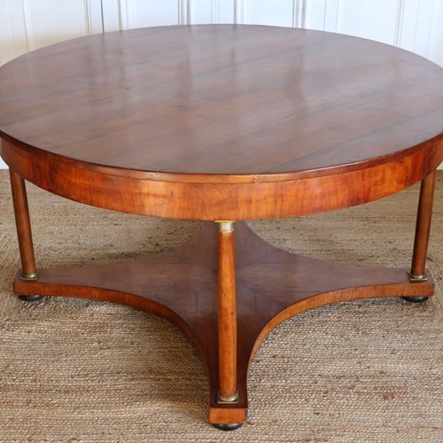 Late 19Th Century French Centre Table In Cherrywood