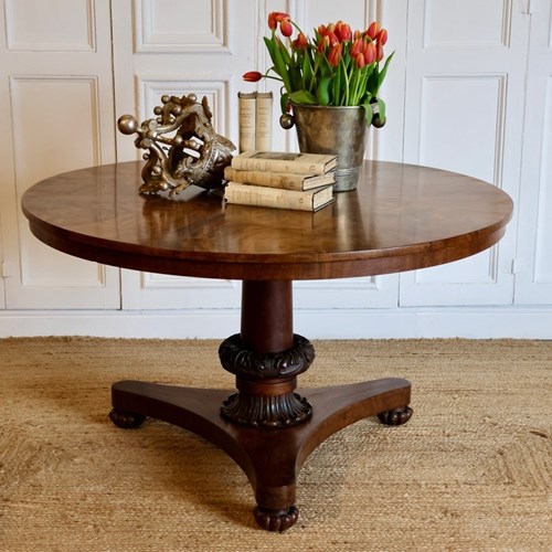 Mid 19Th Century English Mahogany Centre Table