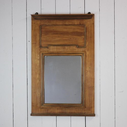 Mid 19Th Century French Fruitwood Mirror