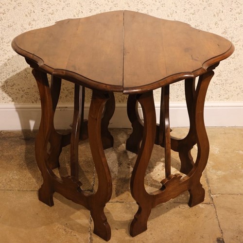 Pair Of 1920S Italian Demi-Lune Console Tables In The 18Th Century Taste