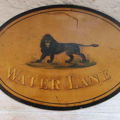 Rare & Historic Painted Wooden Inn Wall Plaque Sign