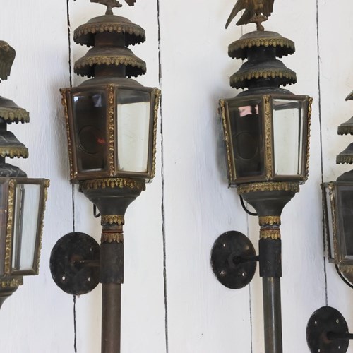 Set Of Four 19Th Century English Wall Lights