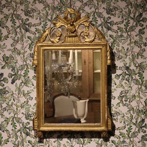 Small 18Th Century French Louis XVI Period Mirror