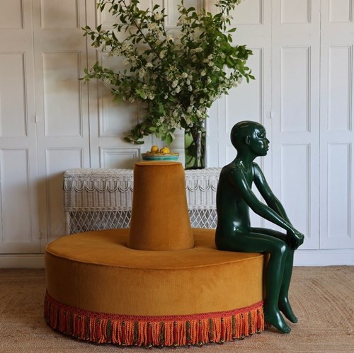 Striking Early To Mid 20Th Century French Conversation Seat
