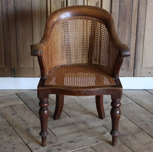 19Th Century English Library Chair Of Small Proportions