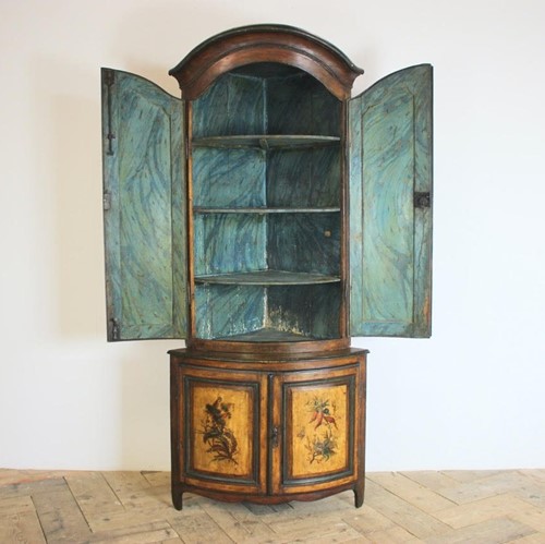 Outstanding C18th French Corner Cupboard