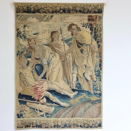 Early 18Th Century Flemish Tapestry Fragment