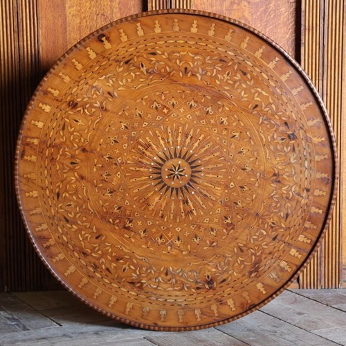 Early 20Th Century Syrian Marquetry Centre / Coffee Table