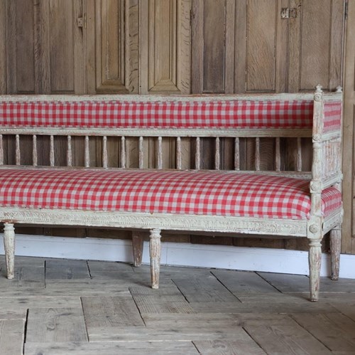 Early 19Th Century Swedish Painted Sofa In The Gustavian Taste