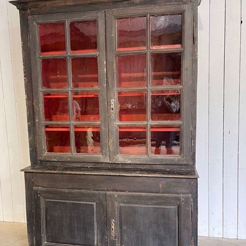 Painted French Cabinet (Original Paint) Circa 1800