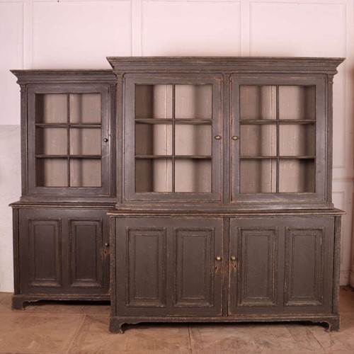 Pair of English Glazed Dressers