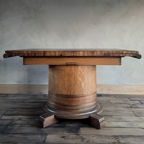 'Eclipse' E Gomme Art Deco Dining Suite With Table And Five Chairs