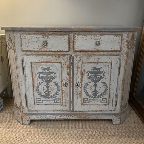 Late 18Th Century French Painted Buffet