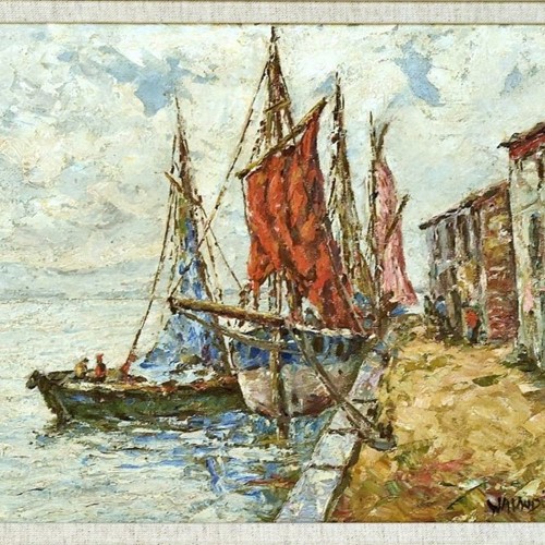"Cornish Fishing Boats," by William Underwood