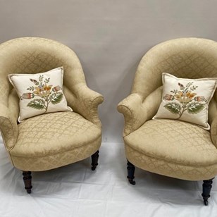 Pr 19Th Century Armchairs, Reuphols...