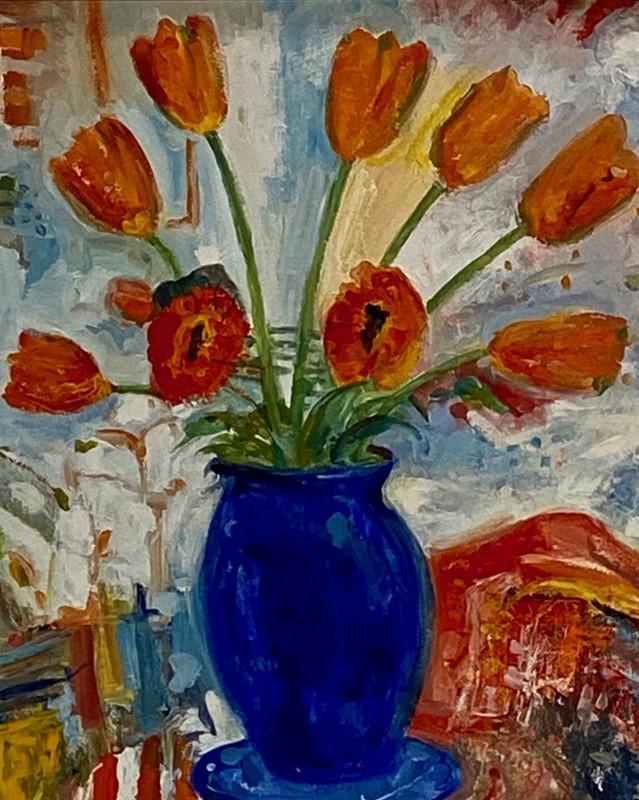 "Blue Vase With Tulips" By Anthony Richard Tiffin-callie-hollenden-tulips-2-main-637968691331329406.jpg