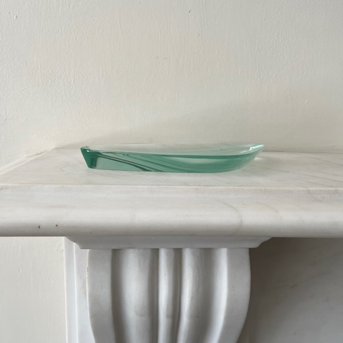 Small Glass Dish By Fontana Arte C.1960’S