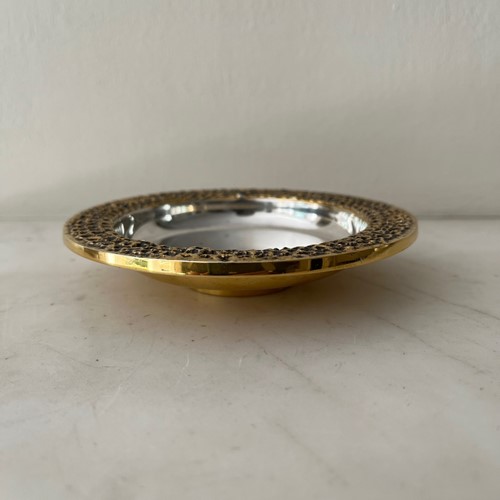 Stuart Devlin Silver Gilt Filagree Bowl, Videpoche