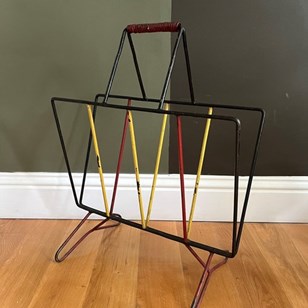 Large French 1950’S Magazine Rack