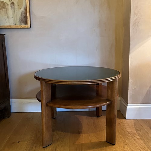 Italian 1940’S Two Circular Table By Enrico & Paolo Borghi