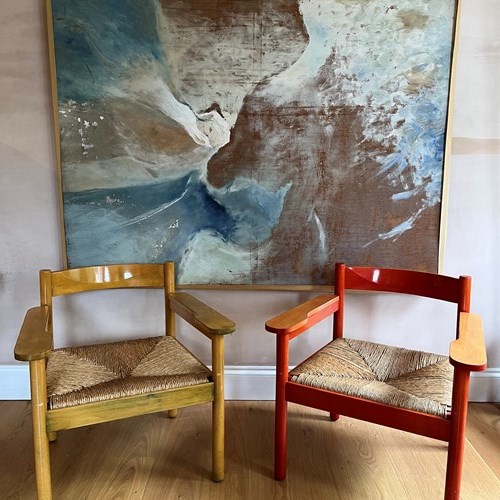 Pair Of Vico Magistretti Chairs