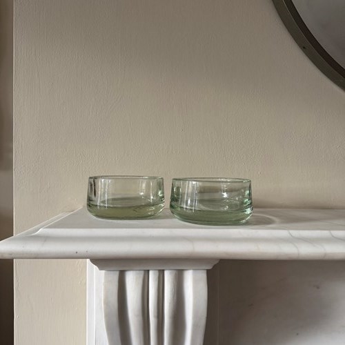 Pair Of French Saint Gobain Vide Poches 