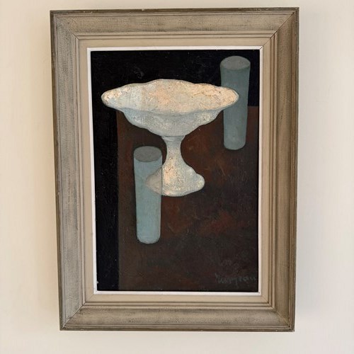 French 1940’S Still Life Painting By Jean Rumeau 