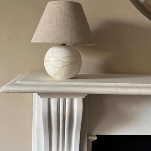 Small French Marble Sphere Lamp C.1970’S