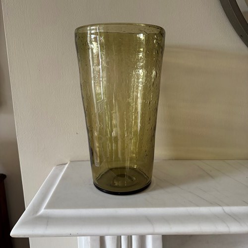 French 1960’S Handblown Bubble Vase