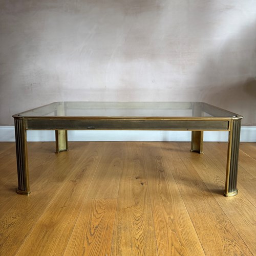 Pieter Van Beeck Bronze And Glass Coffee Table