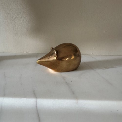 Small Bronze Bottle Opener In The Shape Of A Mouse