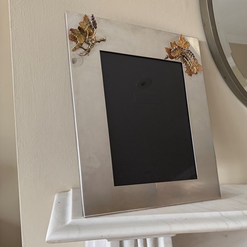 Large Mappin & Webb Silverplate Photo Frame