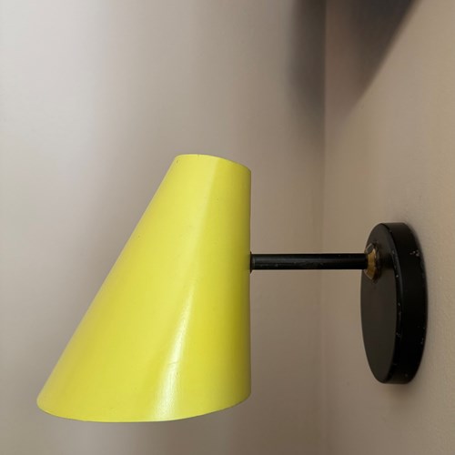 French 1950’S Jacques Biny Wall Light 