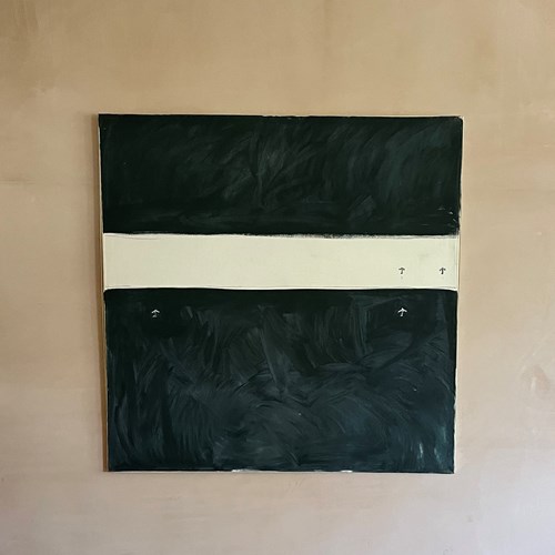 A Large 1970’S Riduan Tomkins Abstract Painting