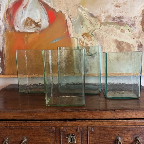 Set Of Four Art Deco Battery Vases 