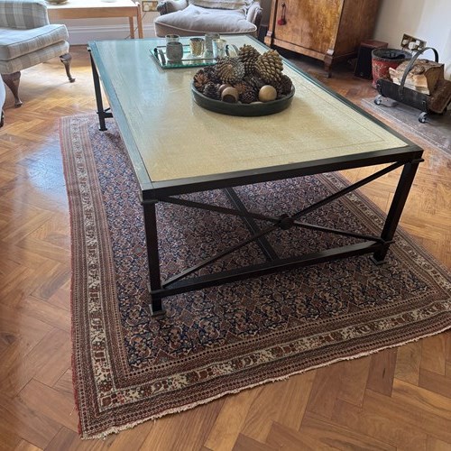 Large Bronzed Metal Classical Coffee Table
