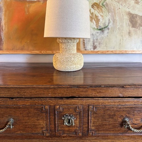 French 1960’S Gard Stone Lamp