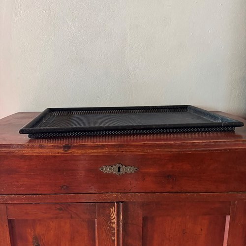 Large Pierced Metal Tray By Mathieu Mategot