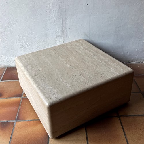 Claude Berraldacci Travertine Table