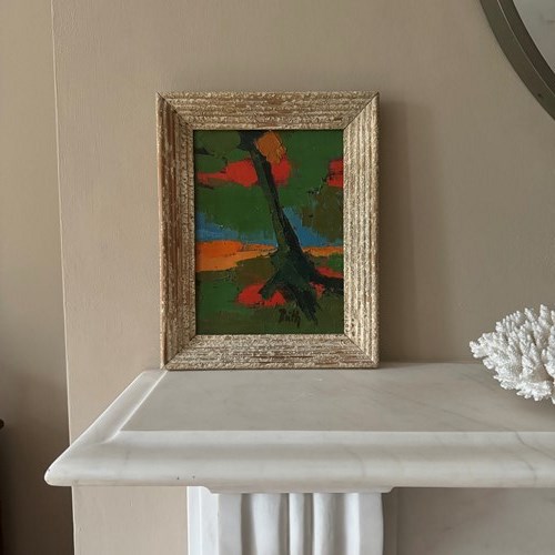 Fauve Inspired Painting Of A Tree. French C.1960’S